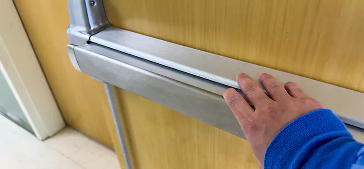 Installing a Push Bar on a Door Seguin